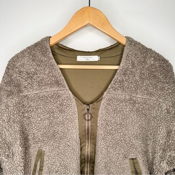 SAMANSA MOS2 BLUE JACKET OUTERWEAR LONGSLEEVE OLIVE GREEN SIZE MEDIUM COVER UP - Picture 4 of 8